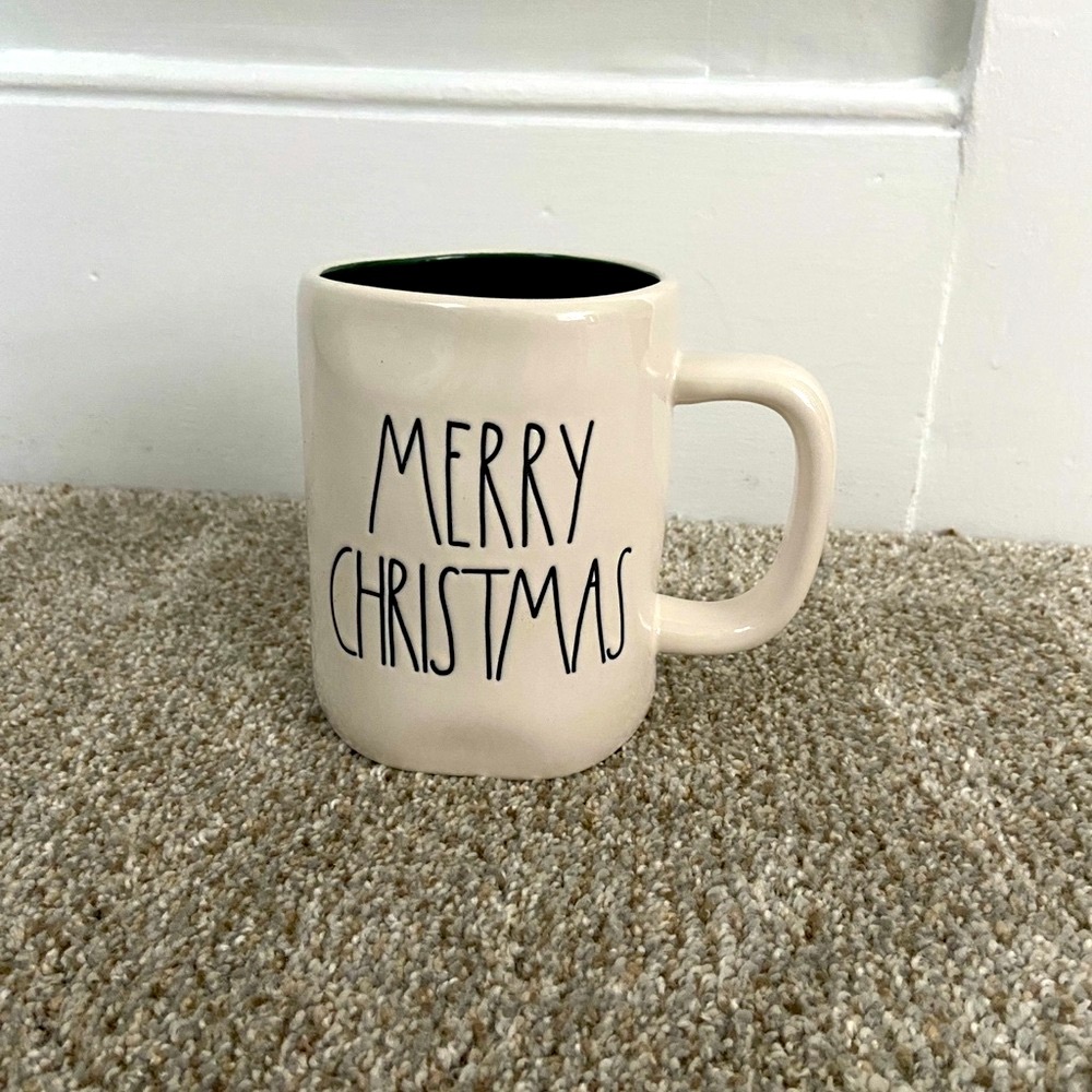 Rae Dunn Merry Christmas Mug Magenta